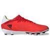 Adidas X Speedflow Round Toe Lace-Up MG (Rubber Short Studs) Artificial Turf Fabric PU Leather Non-Slip Wear-Resistant Soccer Shoes FY3269