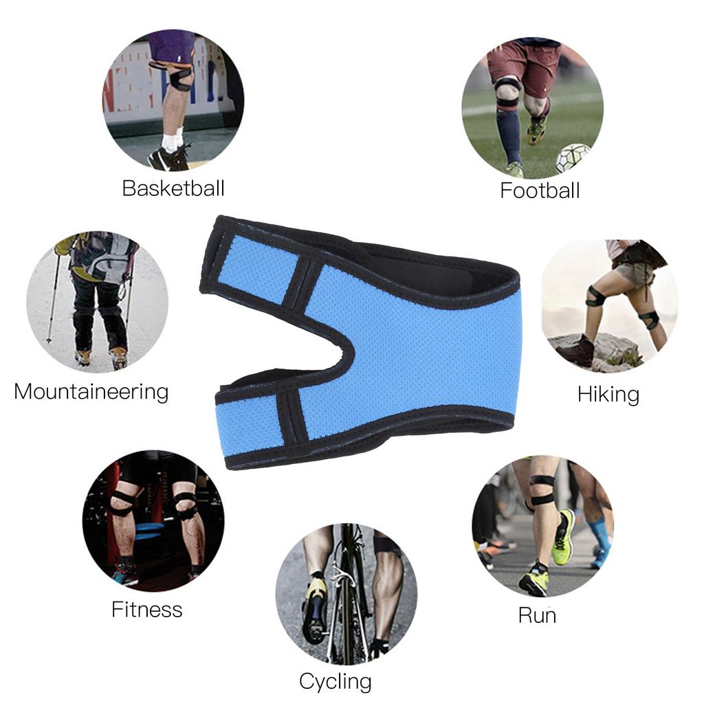 Double Knee Patella Protective Strap Adjustable Joint Support Band Stabilizer for Exercising