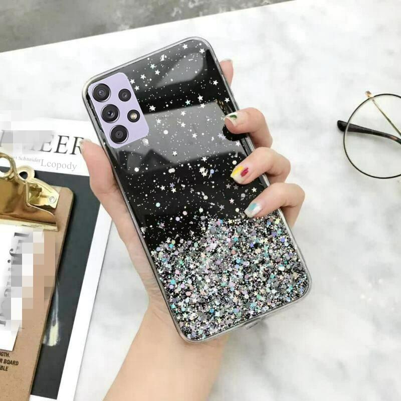 Luxury Bling Glitter Phone Case For Samsung Galaxy A52S 5G A 52S A 52 S Soft Full Cover For Samsung A52 S A528B DS Back Cover