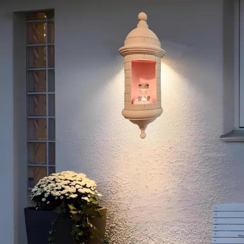 Puerto Rican Garita Wall Coqui Lamp with Sound, Puerto Rican Garita Wall CoquiLamp, Warm Ambient Lighting for Bedroom, Living Room,Patio Lighting