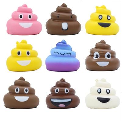 Farbenfrohes Kacke Squishy Langsam Aufgehend Kawaii Weiches Quetschspielzeug Simulation Cremiger Duft Stressabbau Kinder Baby Geschenk Spielzeug