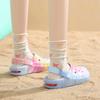 Summer Men's & Women's Sandals Tie-Dye Pattern Clogs Slip On Lightweight Two-Way Wear Garden Clogs Non-Slip Beach Slides