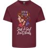 A Girl Who Loves Books Bookworm Reading Unisexs Light Cotton TShirt