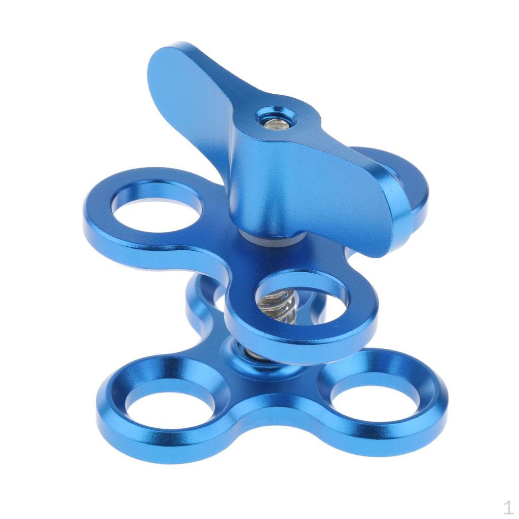 Clamp 3 Holes Underwater Arm Diving Bracket for