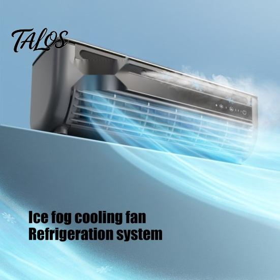 Přenosný Mini Split Klimatizační Ventilátor, Nastavitelné Rychlosti Energeticky Úsporný Chladicí Ventilátor s Rozprašováním, Tichý Nástěnný Stolní Ventilátor pro Domácí Kancelář