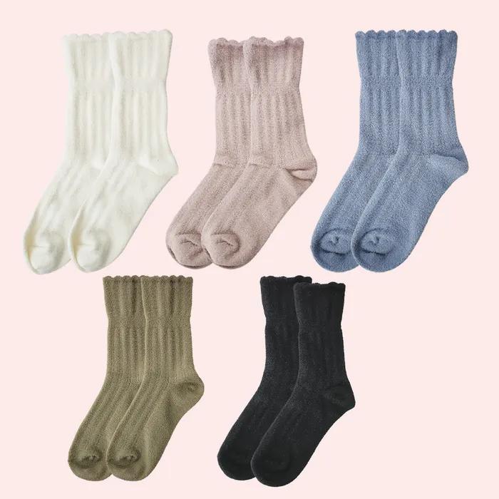 Cozy Smile Cover Sleep Socks 5 Colors