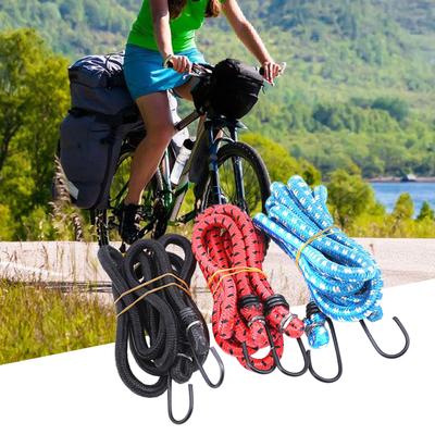 Odolné proti povětrnostním vlivům Bungee šňůry Balení 3 ks Elastické šňůry na zavazadla Elastický bungee popruh s hákem pro zajištění zavazadel Kempování