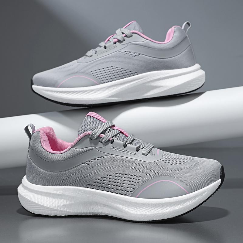 2026 New Summer Widened Mens Sports Shoes Simple Versatile Elastic Running Shoes Outdoor Anti Slip Shock-absorbing Walking Shoes