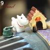 Smart 3Pcs Dollhouse Craft Micro Landscape DIY Flower Pot Miniature Decor