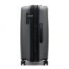 Sifre Koffert med glidelås, Hard Gunmetal, Ultralett, Håndbagasje, Medium, ESC2291-59,
