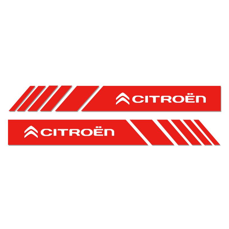 20*2cm Car Rearview Mirror Side Decal Stripe Sticker Vehicle Body Accessories for Citroen C1 C2 C3 C4 C5 C6 C8 C4L DS3 DS4 DS5 alq123