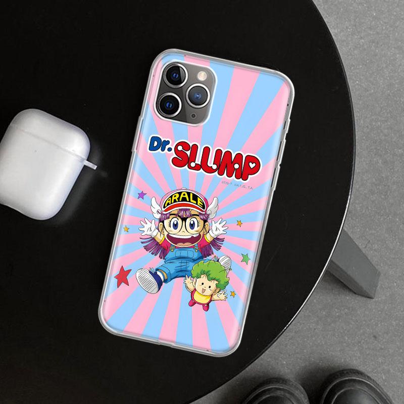 Arale Dr Slump Phone Case Cover for iPhone 11 12 13 Mini 14 15 Plus 16 Pro Max 17 Air 7 8 + SE Art Customized Fundas 11 12 13 Mi