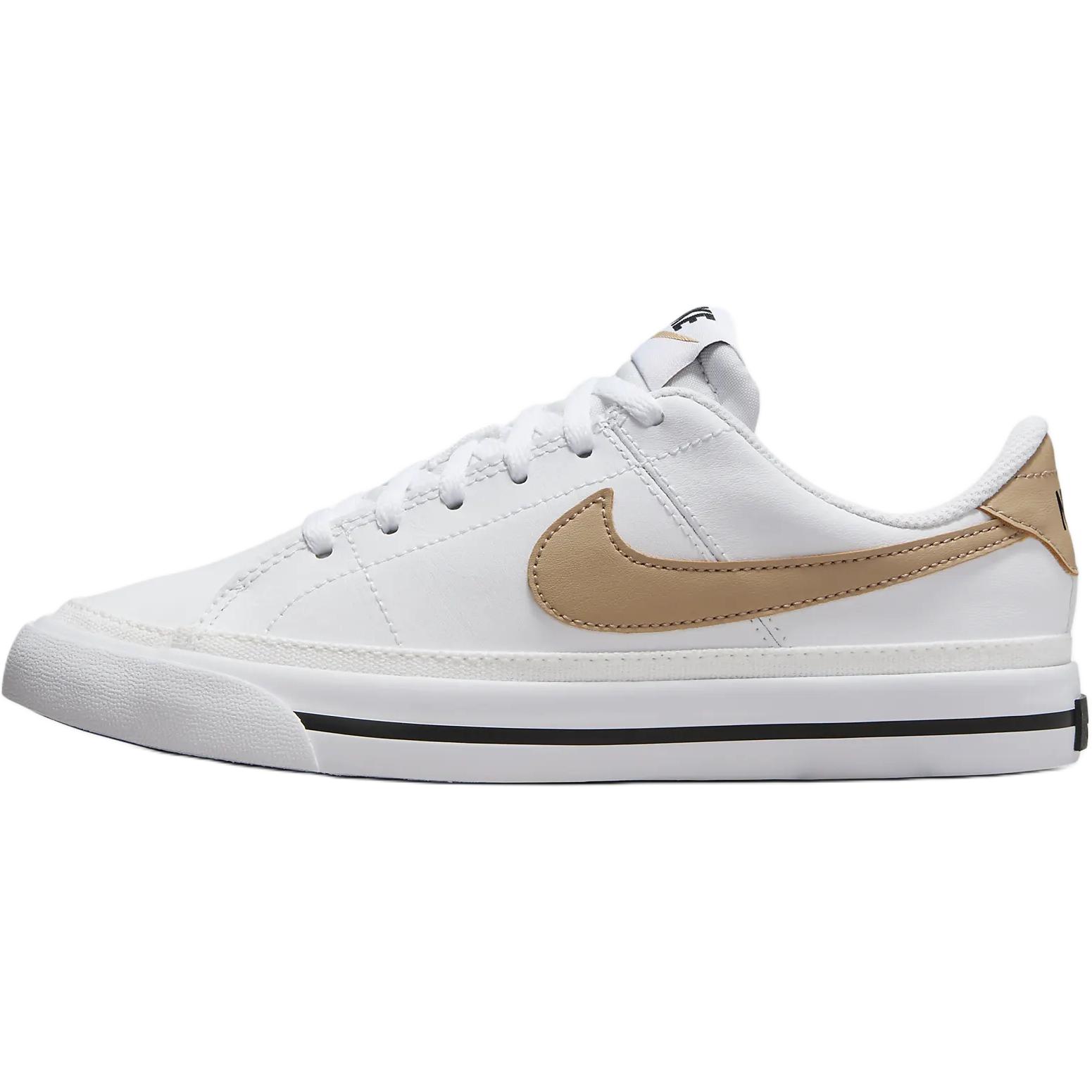 

Кроссовки детские Nike Court Legacy GS White Hemp черные DA5380-126 36.5