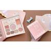 K'APEINE Ten-Color Angel Palette: Mysterious Embossed Eyeshadow, Highlighter, Blush, Contour, Matte & Pearlescent Shades.