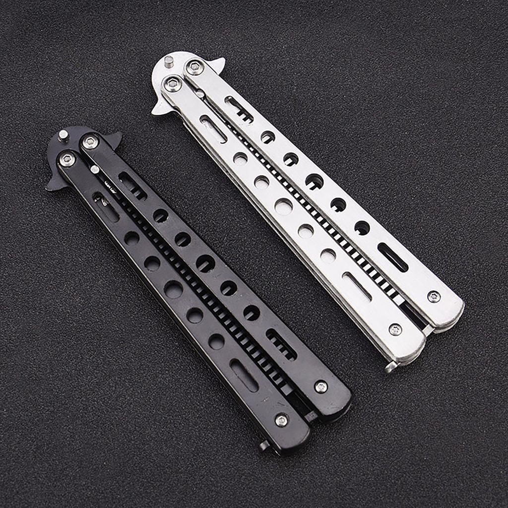 Butterfly Combs Stainless Steel Folding Training Practice Combs Hair Styling Tools For Sport Outdoor Use