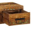 Wall Mounted TV Cabinet 60 X 30 X 19 Cm Solid Reclaimed Wood