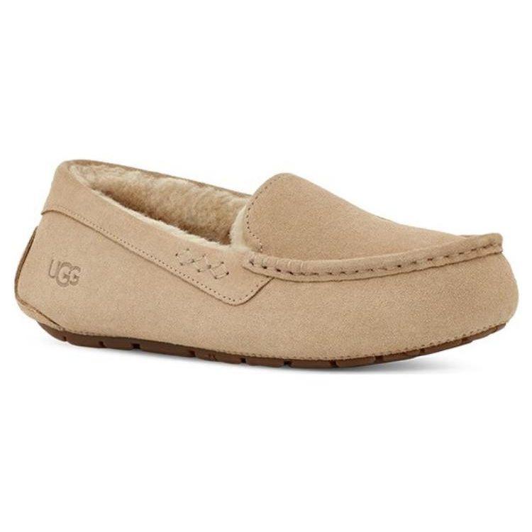UGG Suede Round Toe Slip-On Casual Flats Women Flats Brown 1106878-MDSD