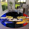 Dragon Ball Z Round Area Rug Carpet Rug For Living Room Bedroom Sofa Playroom Decor Nonslip Floor Mat