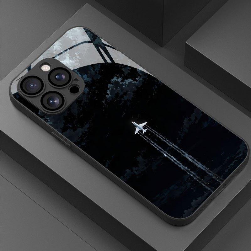 

Загартований візерунчастий чохол для телефону, підходить для iPhone 17, 16, 15, 14, 13, 12, 11pm pro plus та інших моделей телефонів. iPhone 15 Pro ip15pr