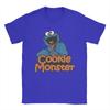 Cookie Monster Sesames Streets  T Shirt for Unisex Women Pure Cotton Vintage TShirts Round Neck  Tee Shirt Short Sleeve Tops