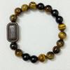 10mm Gemstones Beaded Bracelets for Men Natural Tiger Eye Stone Stretch Round Beads Semi-Precious Bangle