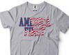 America First T-Shirt: USA Patriotic 4th of July Tee