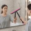 Multifunctional Short Handle Glass Wiper Efficient Shower Squeegee Mirror Cleaner Shower Door