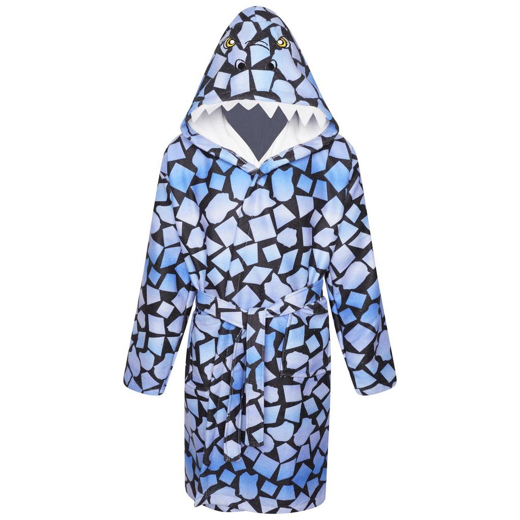 Keanu Childrens/Kids Raptor Head Cotton Dressing Gown