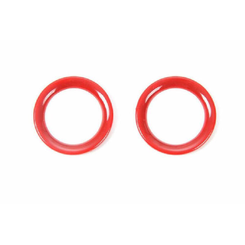 Car Front Door Speaker Ring Trim Cover Decor Red For Jeep Grand Cherokee  2011+