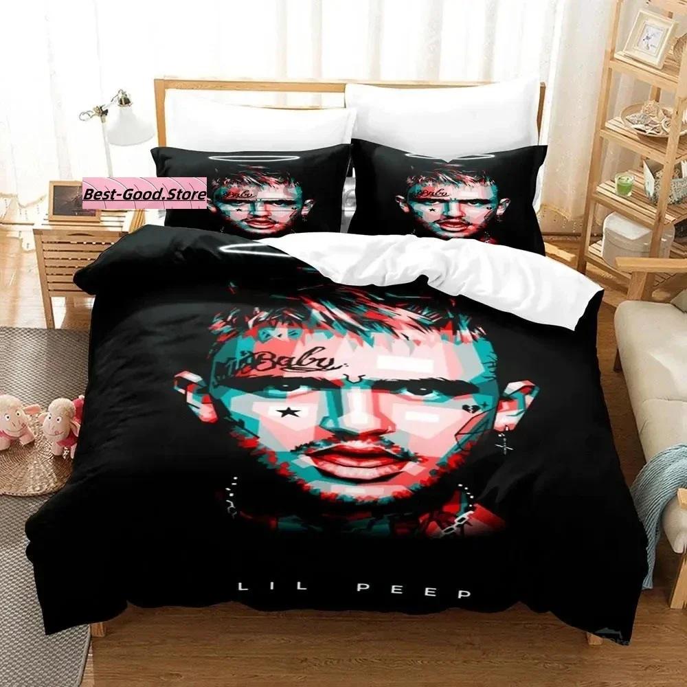 

Comforter Lil Poop Bedding Set Single Twin Full Queen King Size Bed Set Aldult Kid Bedroom s 3D Print Bed Comforter (quilt)-EU Single(135*200cm)3pcs