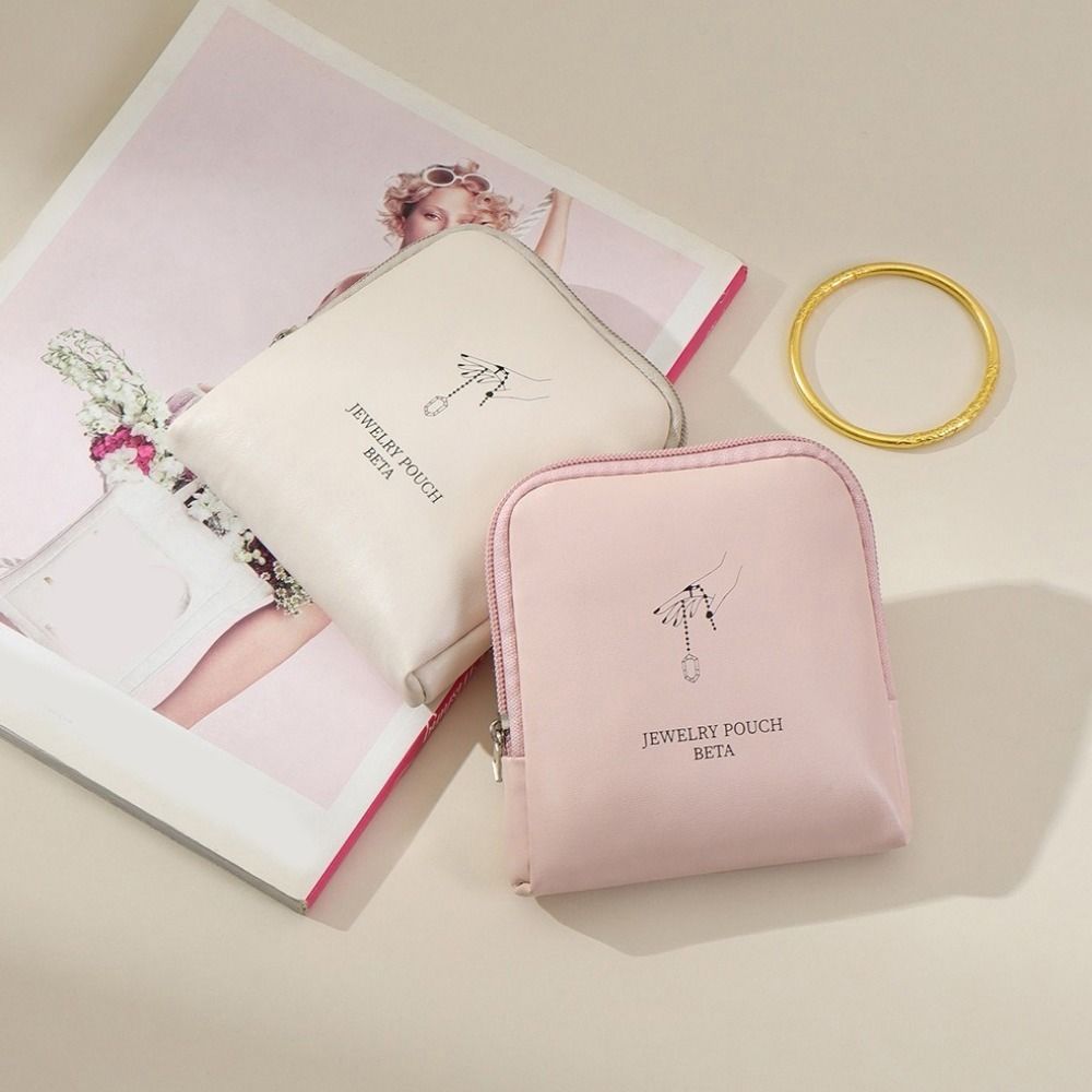 Single/Double Layers Jewelry Storage Bag Multiple Sections Jewelry Case for Earrings Bracelets