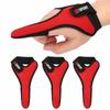 3PCS Polyester Fishing Gloves with Elastic Band Fishing Finger Gloves  Fishing Activity