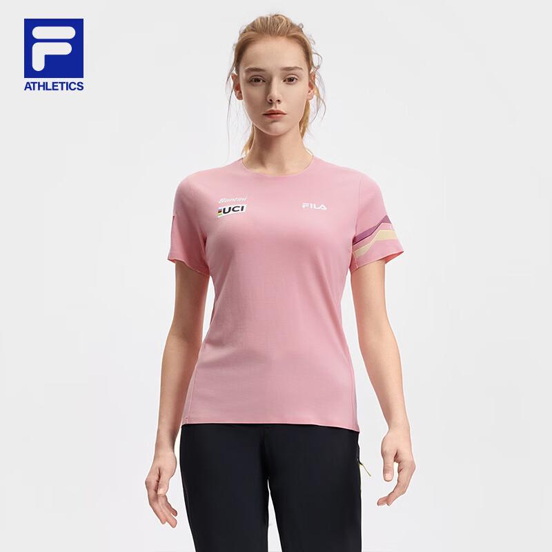 FILA Women s Knitted Short Sleeve T-Shirt M