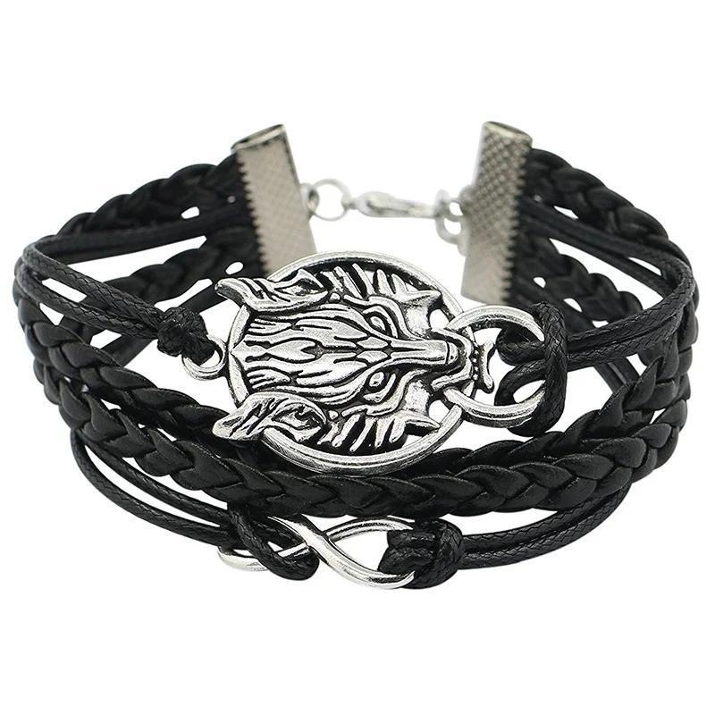 Designer Charms For Bracelets Fashion Unisex Cool Wolf Multilayer Bangles Bracelet Jewelry Gifts Bracelets For Women Luxury