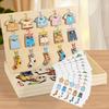 Kids Color Shape Sorting Game, Early Educational Toys Hanging Clothes Birthday Gift Sensory Toy for