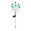 Easy Install Ground Stake Lights Halloween Swaying Ghost Outdoor Decorations, Solar Powered Light, 6 LEDs Spooky Lawn Path Lighting