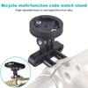 Bike Computer Mount Adjustable Angle Bike Stopwatch Mount Holder Aluminum Alloy Bicycle Handlebar Code Rack for Outdoor Sports