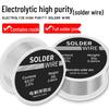 0.8mm No-Clean Rosin Core Solder Wire, 30g Roll for Low-Temp Household Welding Repairs