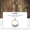 BHBL Bronze Tone Carabiner Prisoner Keyring 10 Loops Key Chain Ring 7.6cm
