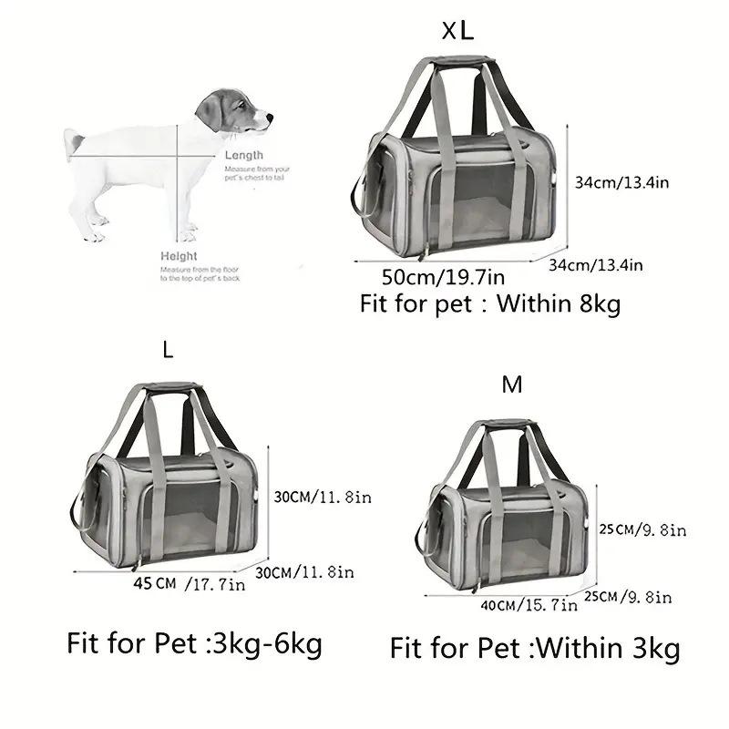 Portable Foldable Pet Backpack: Breathable Cat & Small Dog Carrier