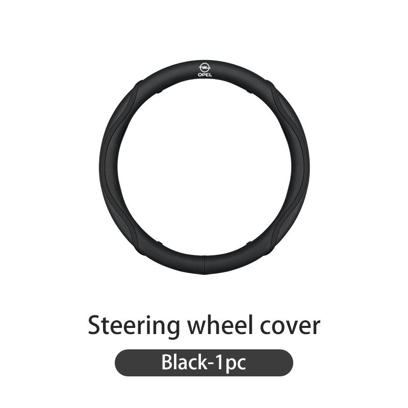 AAAYR1 Nappa Leather Car Wheel Steering Cover Non-slip Cover Accessories For Opel Corsa Astra Insignia Vectra Zafira Meriv Ampera
