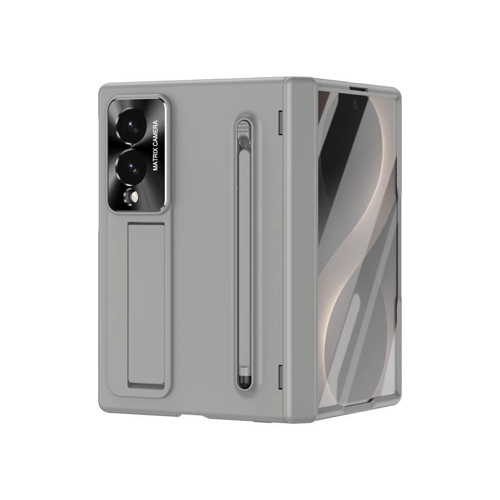 Per Samsung Galaxy Z Fold 8ultra Fold 8 custodia per telefono larga con supporto nascosto, alloggiamento integrato per penna, con pellicola ad alta definizione