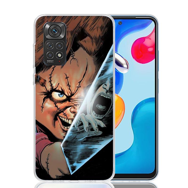Chucky Child's Play Phone Case For Xiaomi Redmi Note 15 14 13 12S 12 Pro Plus 11S 11E 11 11T 10S 10 Art Soft Pattern Cover Redmi