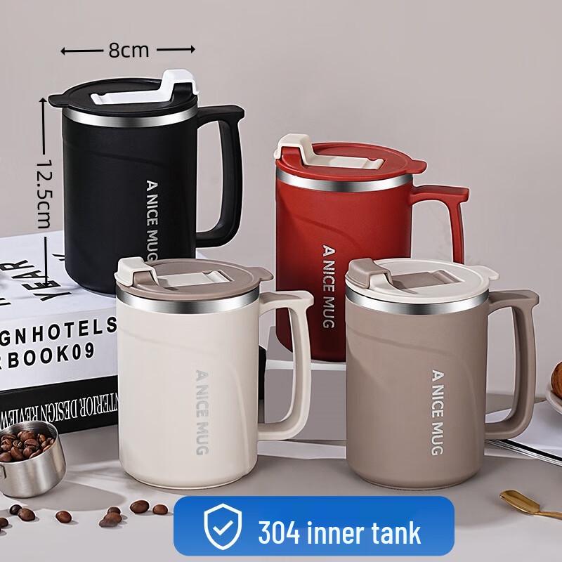 Shangqi Double-Layer Stainless Steel Coffee Mug Set