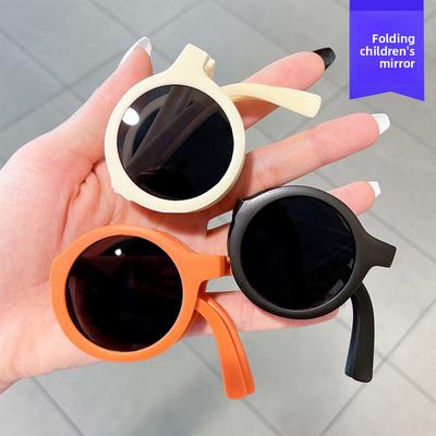 Neue faltbare Kinder Sonnenbrille Sonnenbrille Mode Brille Jungen Baby Sonnenschutzbrille Sonnenschutz Sonnenschutz Mädchen