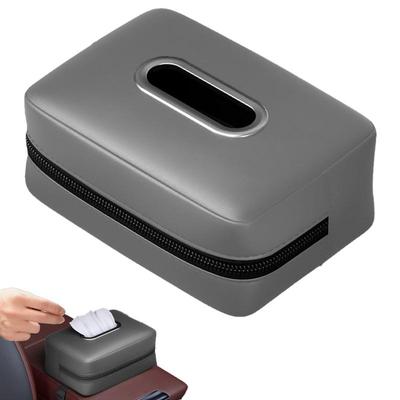 Suporte para caixa de lenços de papel para assento de carro, dispensador de papel para assento de carro, organizador elegante e prático, capa para manter o carro