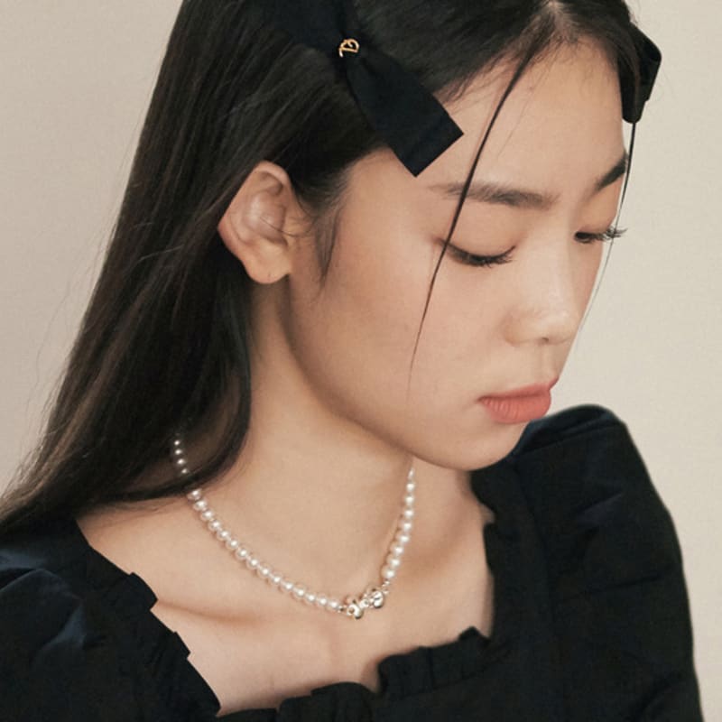 

FLOWOOM Двойная твидовая лента для волос Left