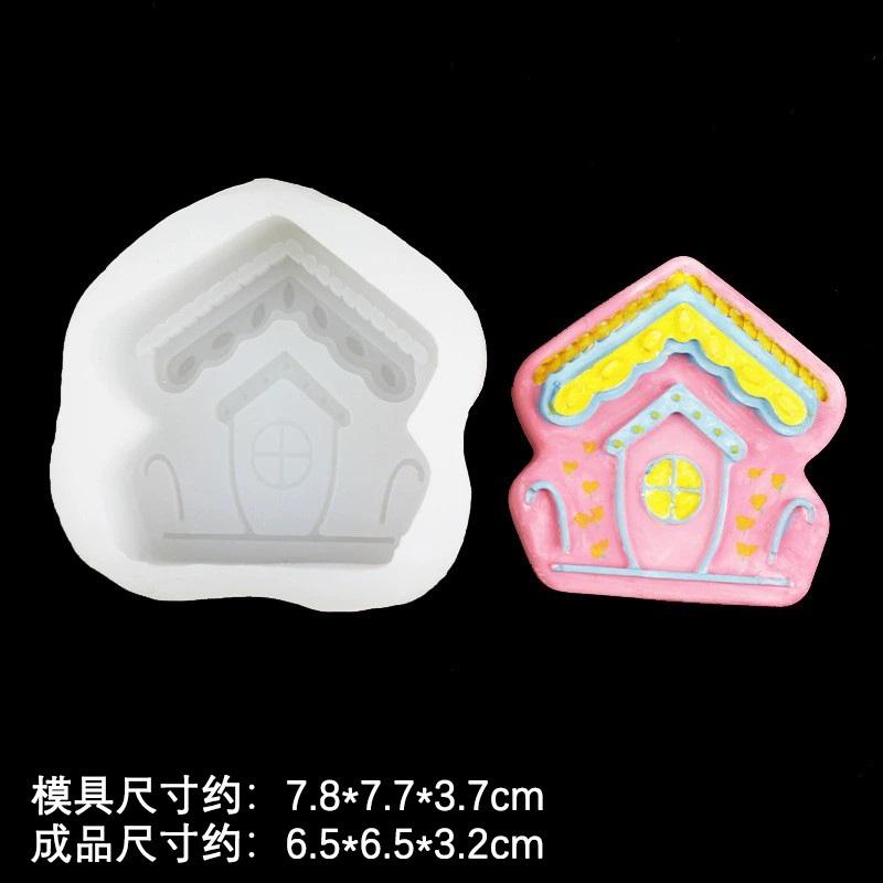 2025 New Cartoon Candle Silicone Mould Christmas Resin Crystal Making Holiday Party Decor Chocolate Gifts