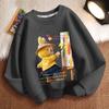 Children's Loose Round-neck Sweatshirt for Spring, Autumn and Winter, Cute Long-sleeved Loose Round-neck Coat for Boys and Girls