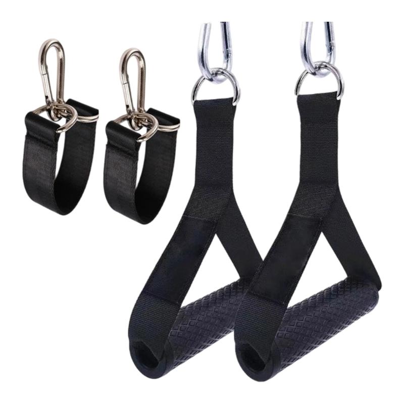 1 Pair Pull Up Resistance Bands Handles Nonslip Grip Handle Attachments for Pull Up Bar, Barbells and Resistance Bands